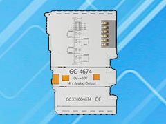 GC-4674型4路0V～+10V电压模拟量输出IO(12位）