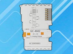 GC-4602型2路-5V～+5V电压模拟量输出IO(16位）