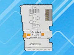 GC-3874型4路J型热电偶温度模拟量输入IO